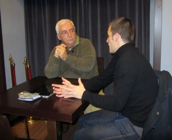 con Ferran González en el Flumen