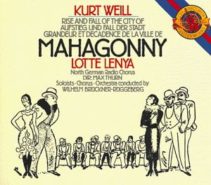 Mahagonny Lotte Lenya