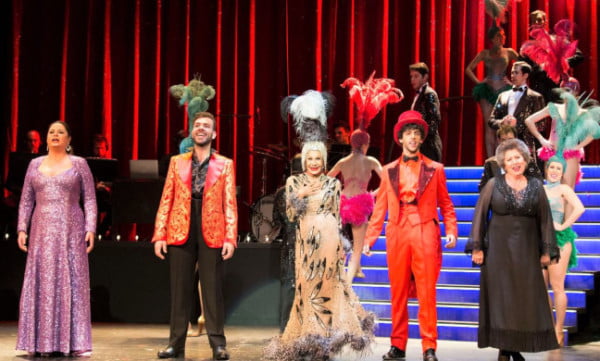 María Vidal, Edu Morlans, Rosa Valenty, Cayetano Fernández y Amelia Font 