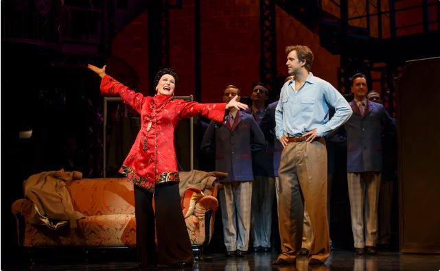 Glenn Close y Michael Xavier en "Sunset Boulevard