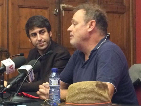 José Troncoso y Pablo Carbonell en la rueda de prensa