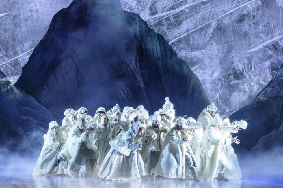 Una escena de "Frozen" en Broadway