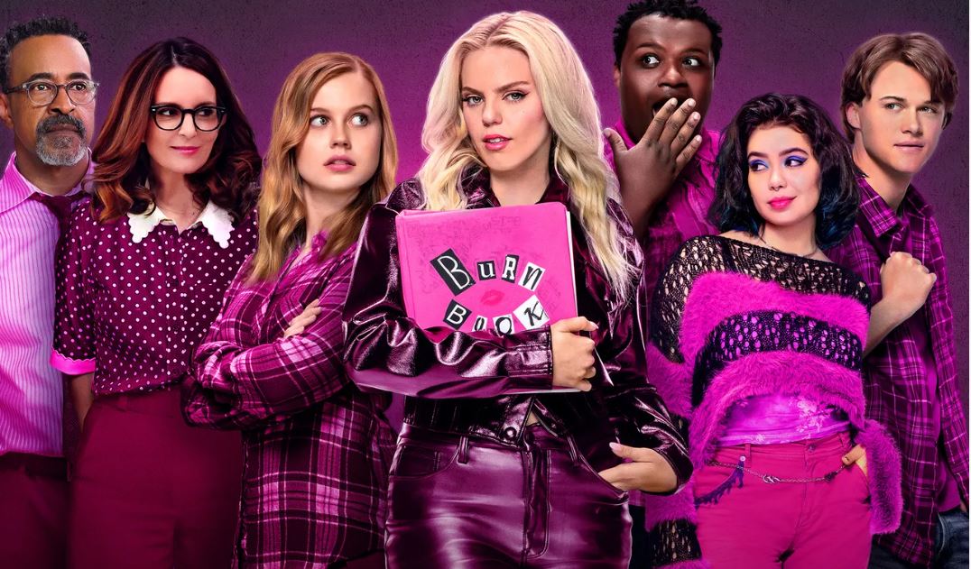 Los principales actores de la película musical "Mean girls"