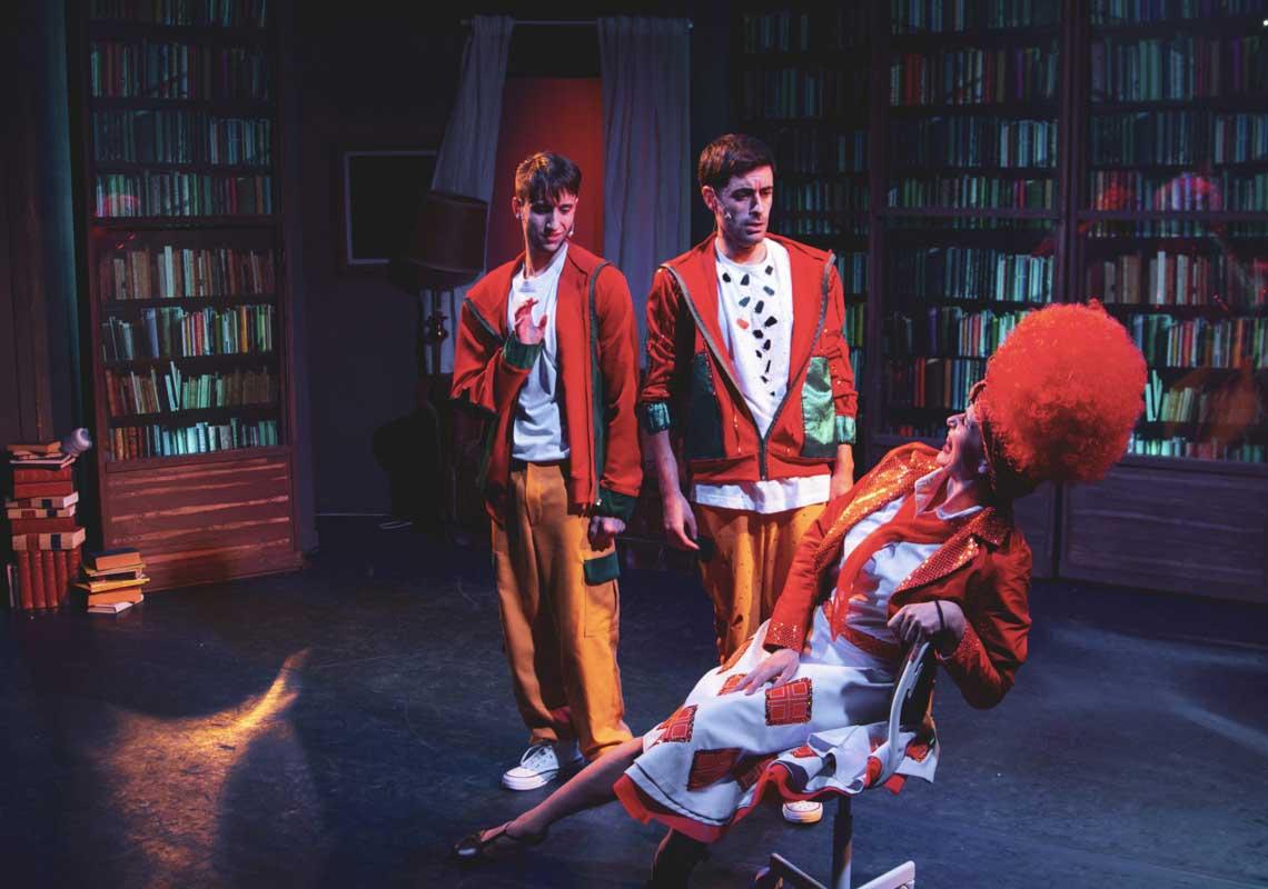 Yeray Varo, Pau Vercher y Ana Conca en "La llave mágica"