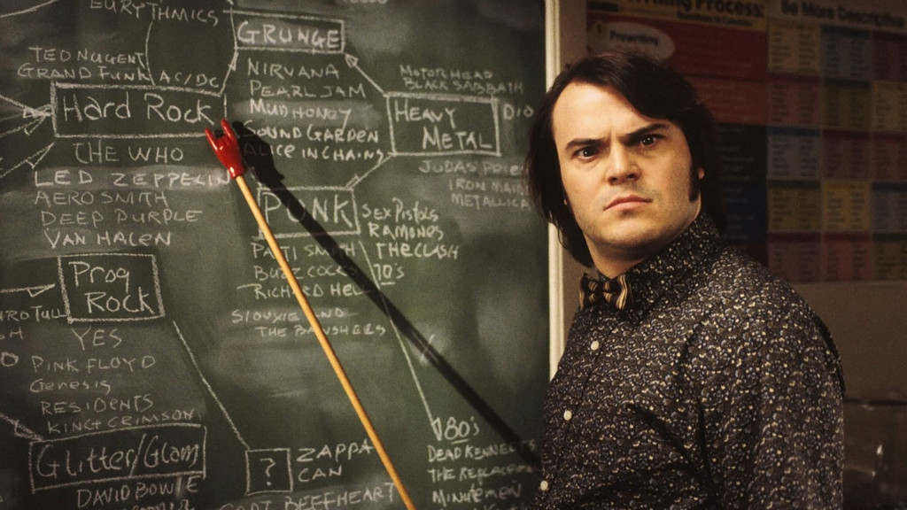 Jack Black es el profesor de Escuela de rock
