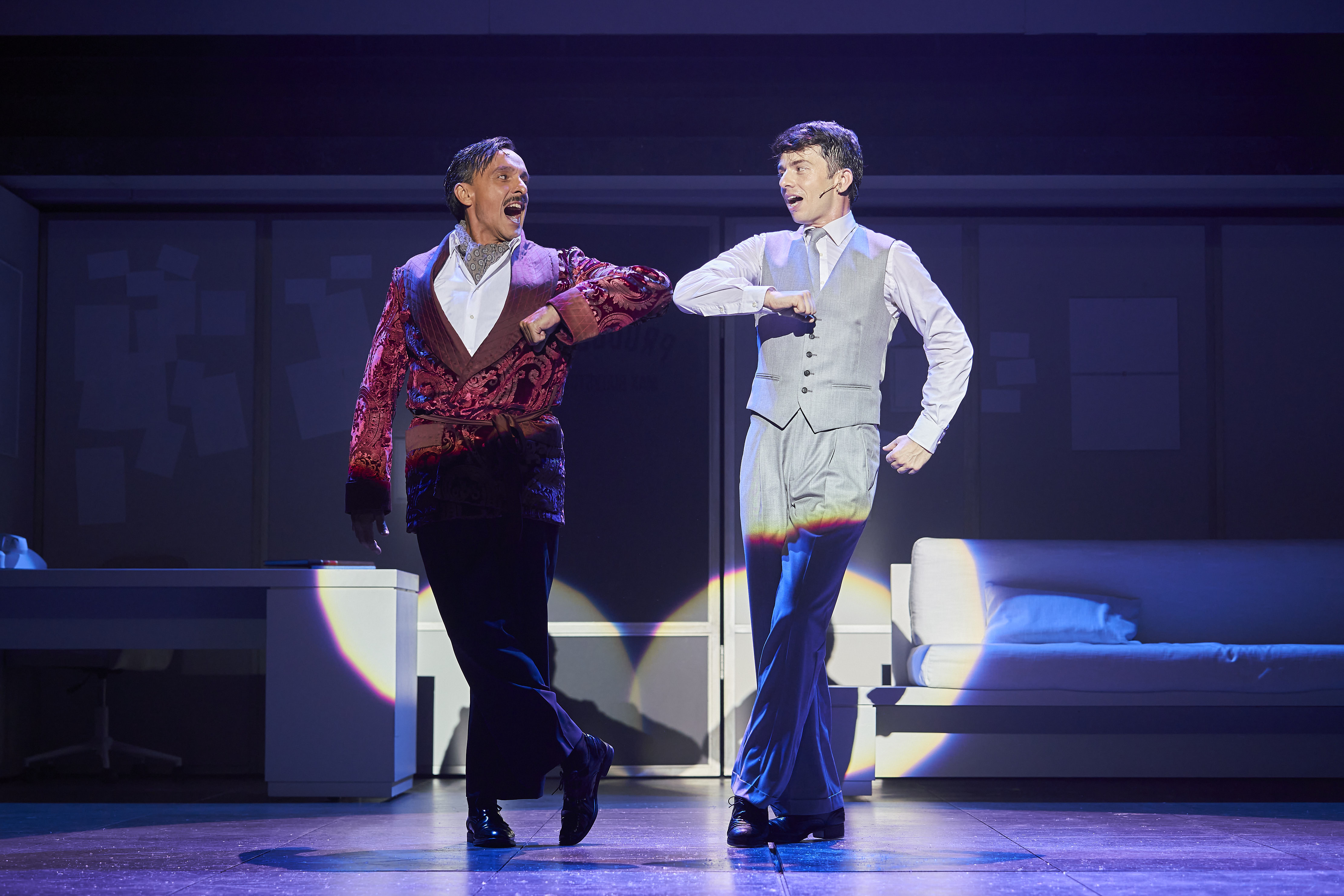 Armando Pita y Ricky Mata en "The producers" - Foto David Ruano