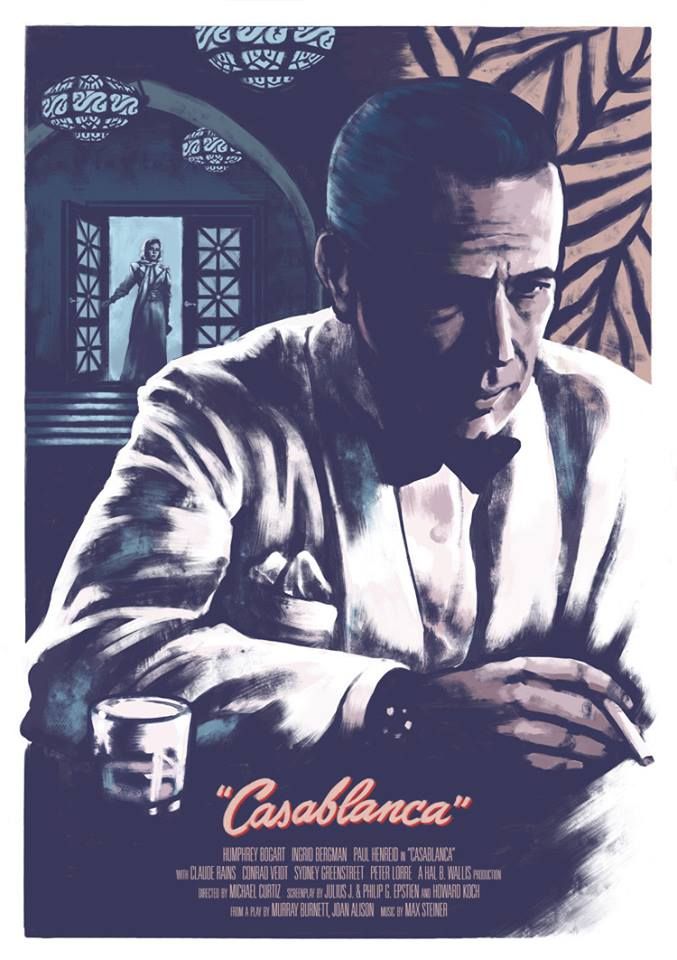 Cartel de la película "Casablanca"