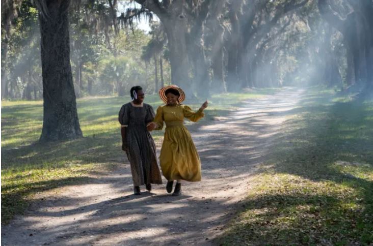 Una escena de "The color purple"