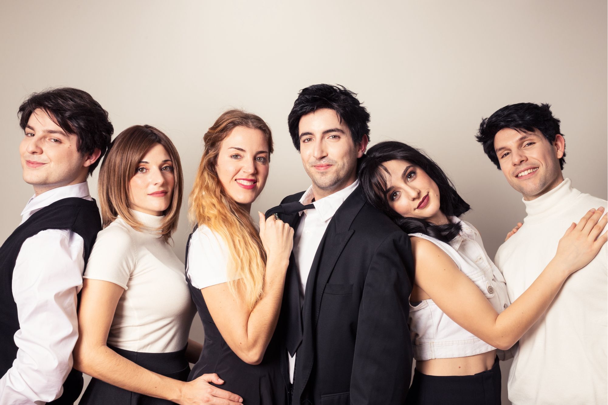 El reparto de "Friends The musical parody" 