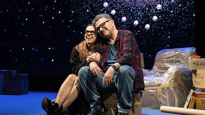 Verónica Andrés y Carles Alberola en "Regala'm esta nit"