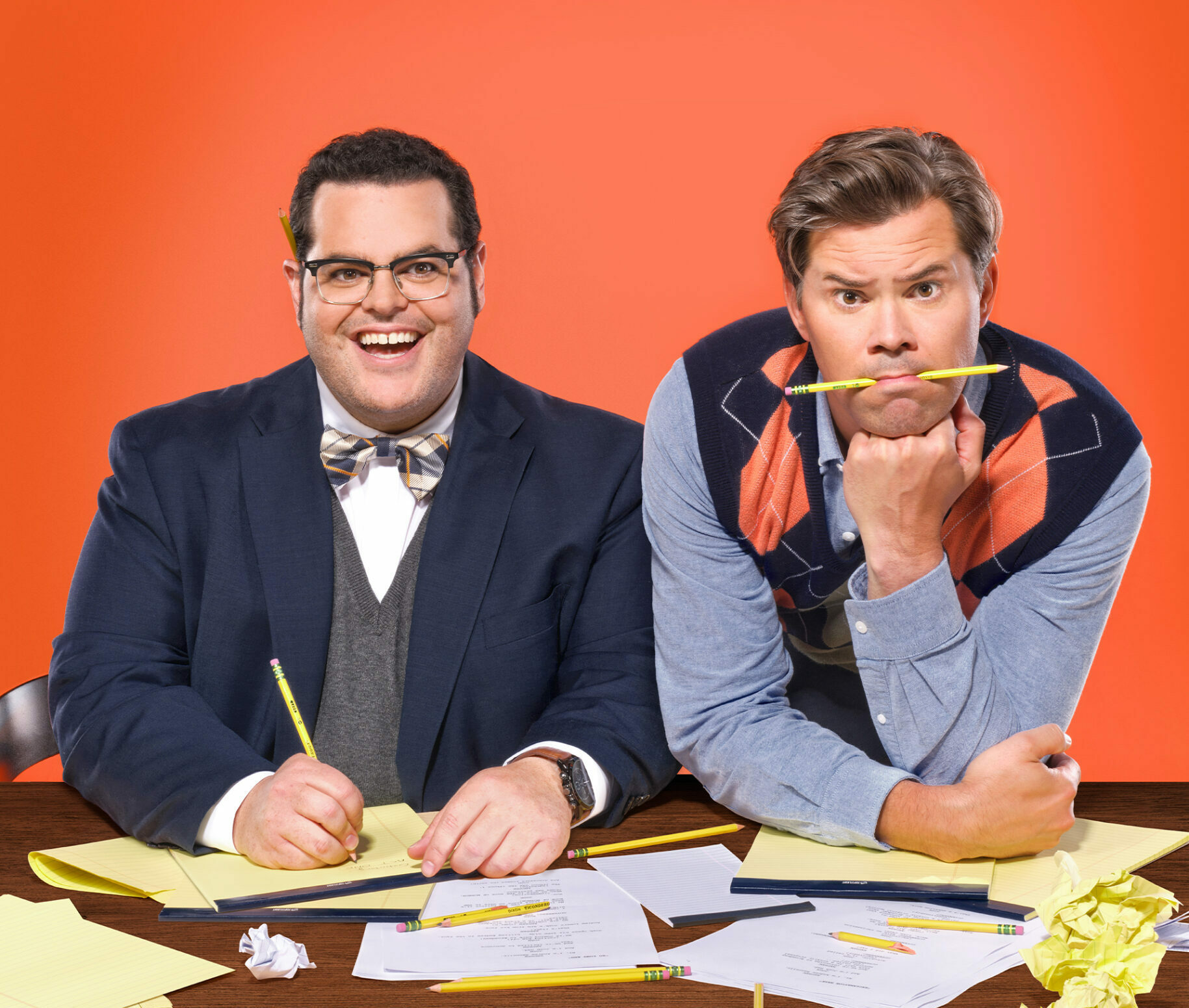 Joss Gad y ANdrew Rannells en "Gutenberg"
