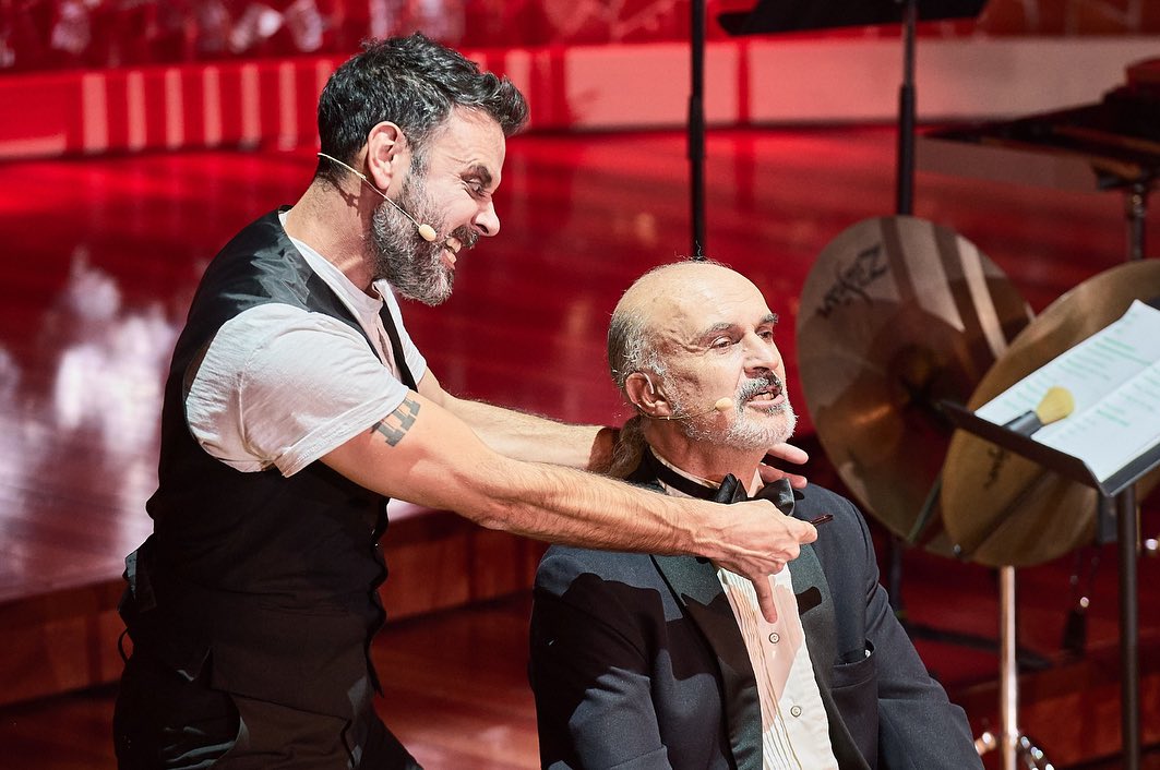 Miquel Fernandez y Xavier Fernández como Sweeney y el Juez Turpin