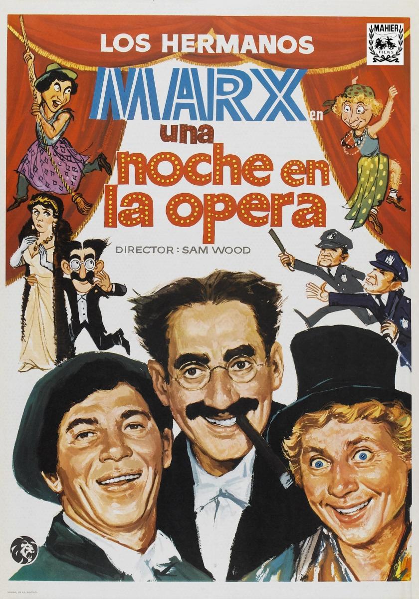 Poster de "Una  noche en la ópera"