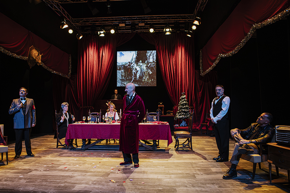 Una escena de "Las gran cena"